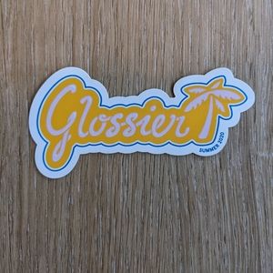 Glossier sticker
